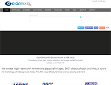 Tablet Screenshot of gigapixel.com